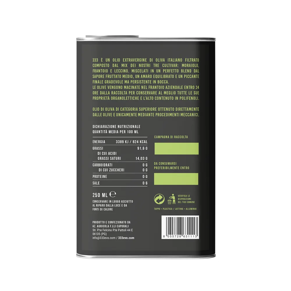 Box 4 Lattine EVO 100% Italiano 250ml - immagine 3